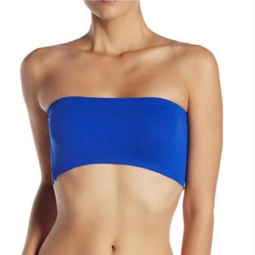 Free People Nina Neo Bandeau Blue Flame Large NWT